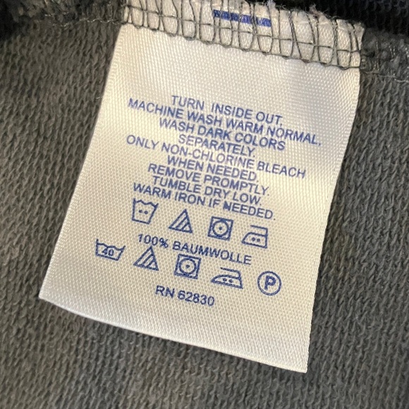 Lands' End women’s small gray Cotton Long Sleeve Shirt - Picture 3 of 9